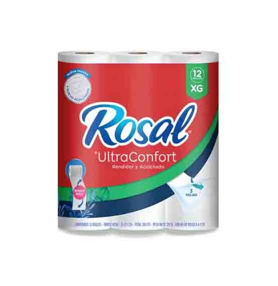 Papel Higienico Rosal *12 Super Rollo XG