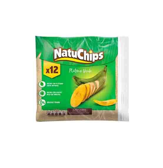 Natuchips Platano Verde*12Un*28Gr