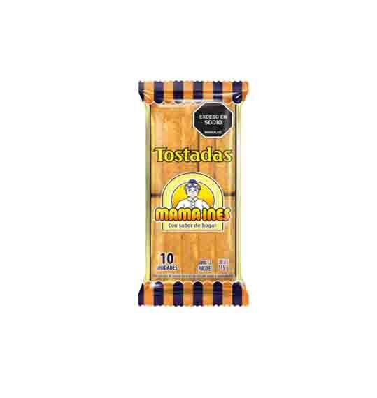 Tostada Mama Ines Blanca 10Un*115Gr