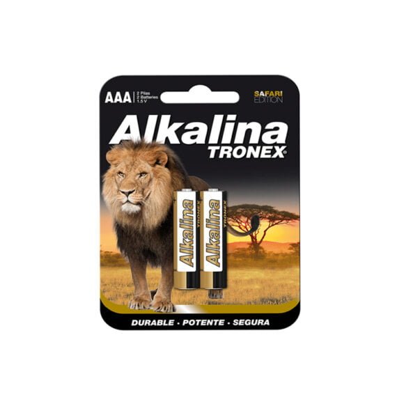 Pila Tronex Alkalina Aaa*2Unds.Trlr3