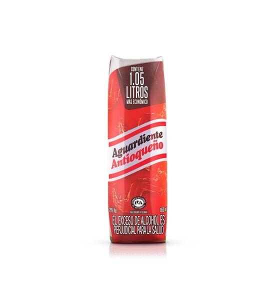 Aguardiente Antioqueno*1Lt Tetra Pack
