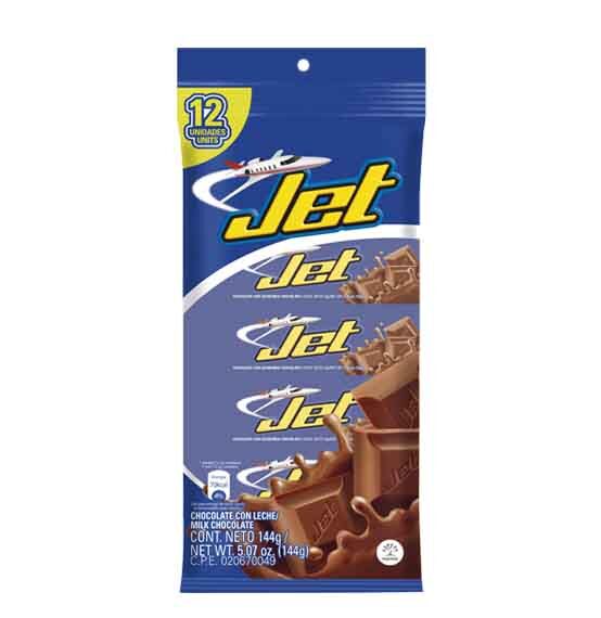 Chocolatina Jet Leche Paq*12 Unds
