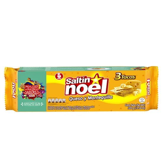 Galleta Saltin Noel Queso Matq 3Tacos