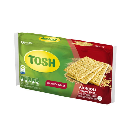Galleta Tosh Noel*9 Unds Ajonjoli