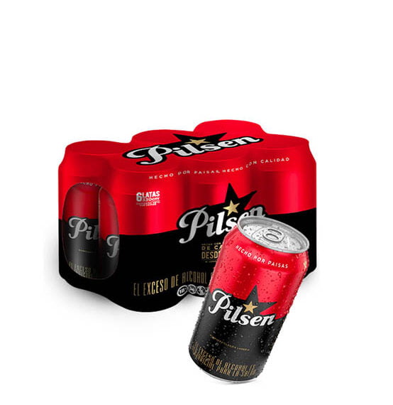 Cerveza Pilsen Lata*330