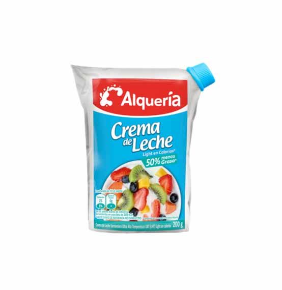 Crema De Leche Alqueria Light*200Gr