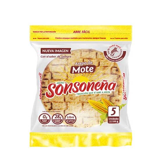 Arepa La Sonsonena Mote *5 Unds X550