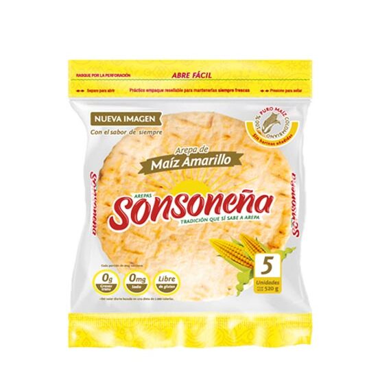 Arepa La Sonsonena Amarilla *5Und X52