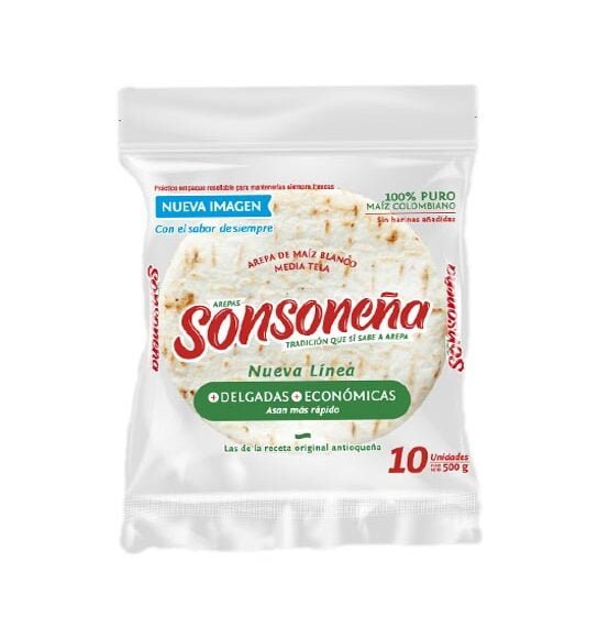 Arepa La Sonsonena Media Tela*10