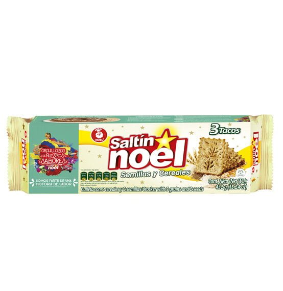Galleta Saltin Noel 3 Tacos Semillas
