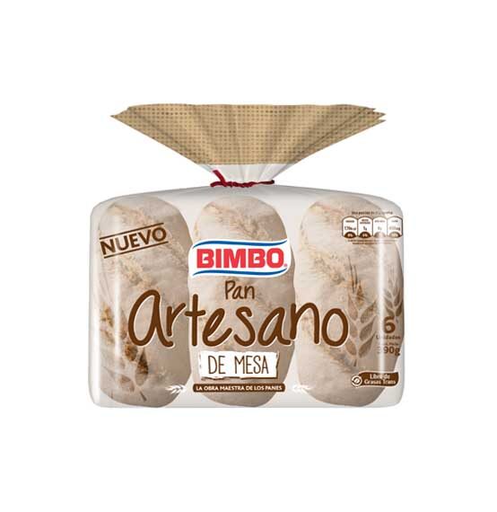 Pan Artesano Bimbo De Mesa *6 Unds
