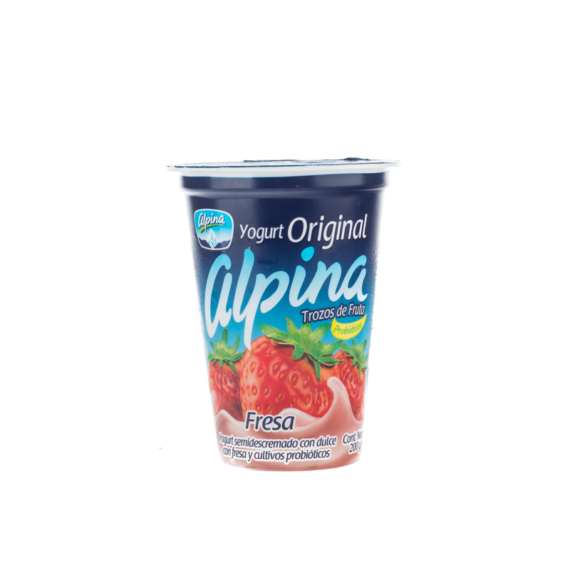 Yogurt Alpina Vaso*200 Ml Fresa
