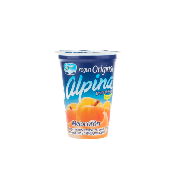 Yogurt Alpina Vaso*200 Ml Melocoton