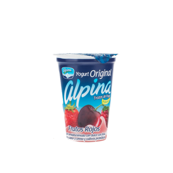 Yogurt Alpina Vaso*200 Ml Frutos Rojos