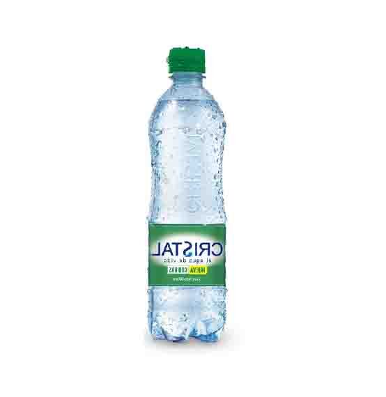 Agua Cristal Con Gas*600Ml Botella