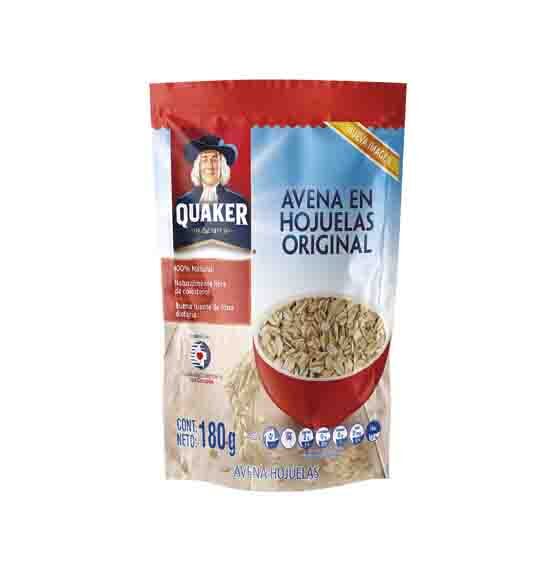 Avena Quaker Hojuela*180Gr Sobre
