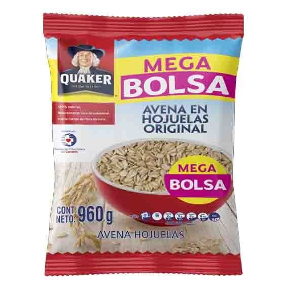 Avena Quaker Hojuela Bolsa *960 Gr