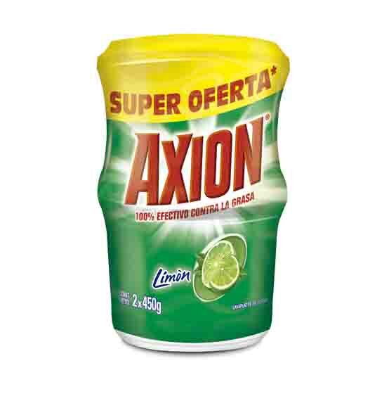 Lavaplatos Axion*450Gr Limon 2Un