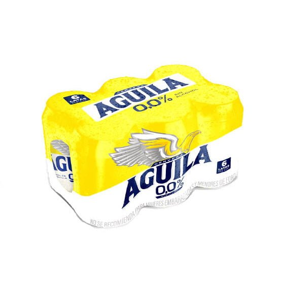 Cerveza Aguila Lata*330Cm Cero