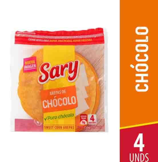 Arepa Sary Chócolo *4 Unds