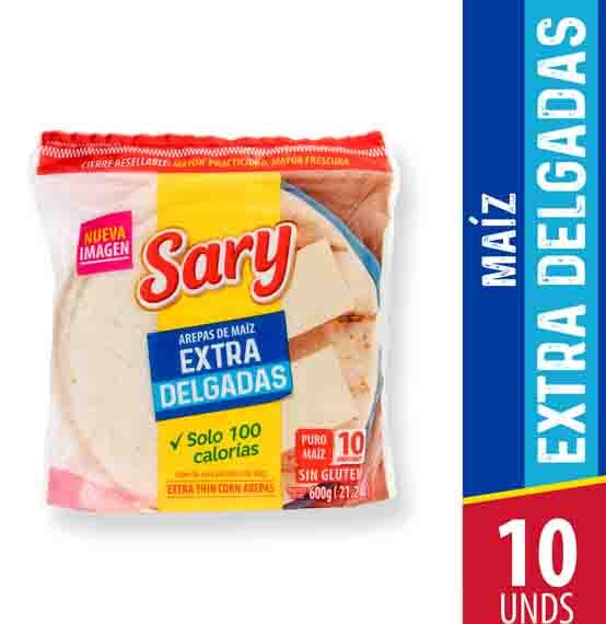 Arepa Sary Extra delgada *10 Unds