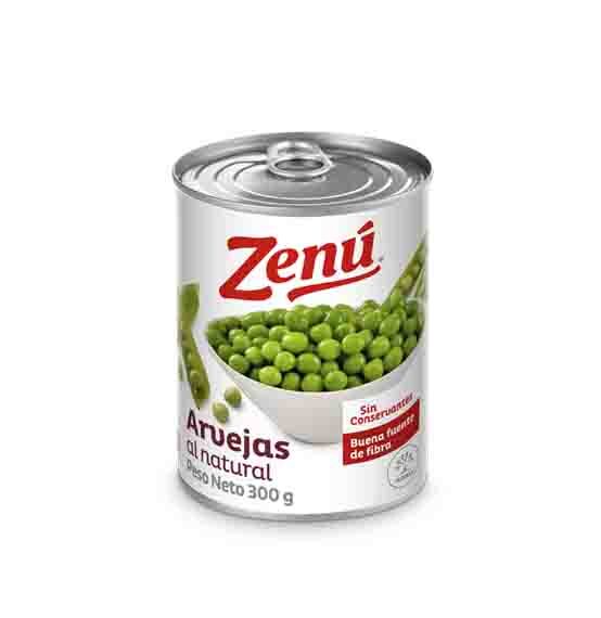 Arvejas Al Natural Zenú *300 Grms