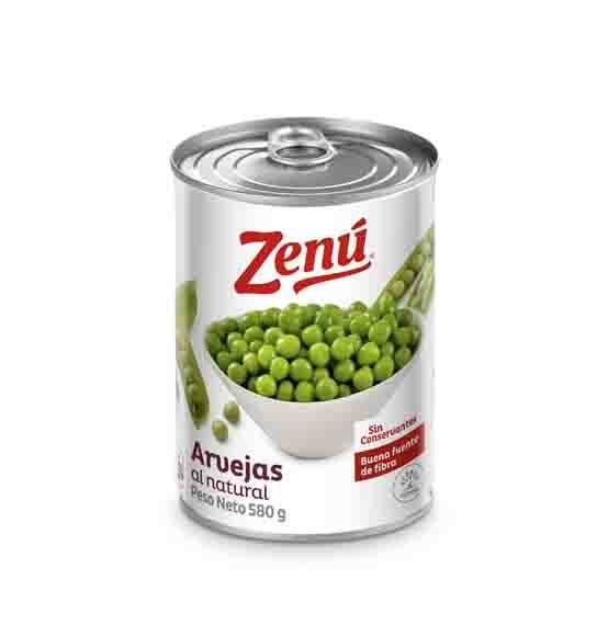 Arvejas Al Natural Zenú *580 Grms