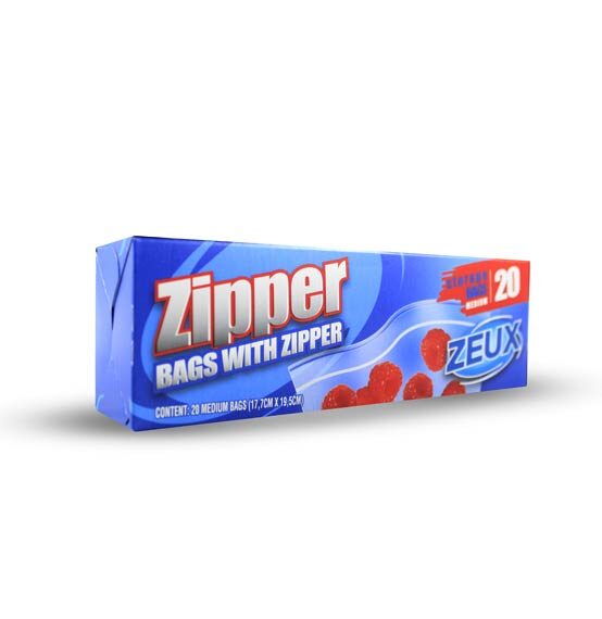 Bolsa Zipper Zeux Almacenar *20Und