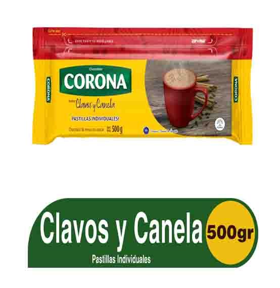 Chocolate Corona Clavos/Canela*500Grm