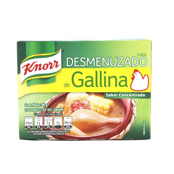 Caldo De Gallina Knorr Desmenu*12Sobr