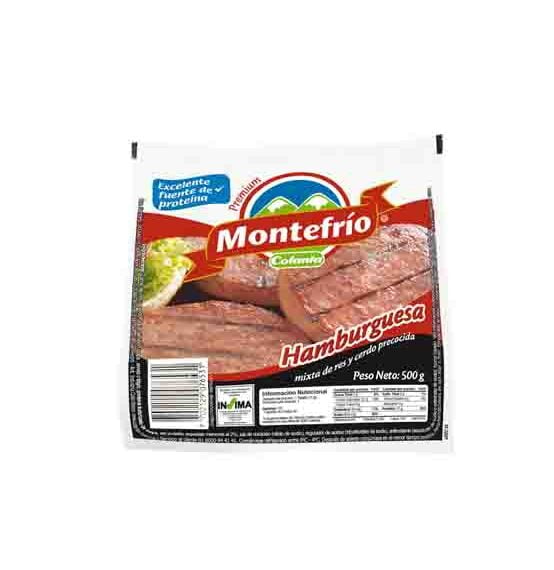 Carne De Hamburguesa Montefrío *500 Grms