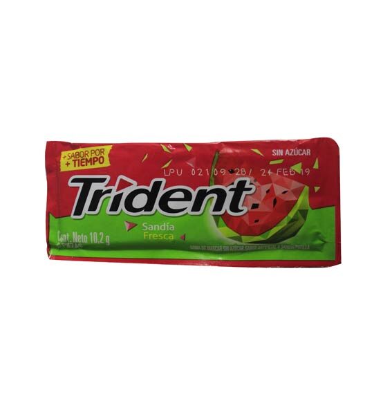 Chiclets Trident*8.5 Gr Surtido Sandi