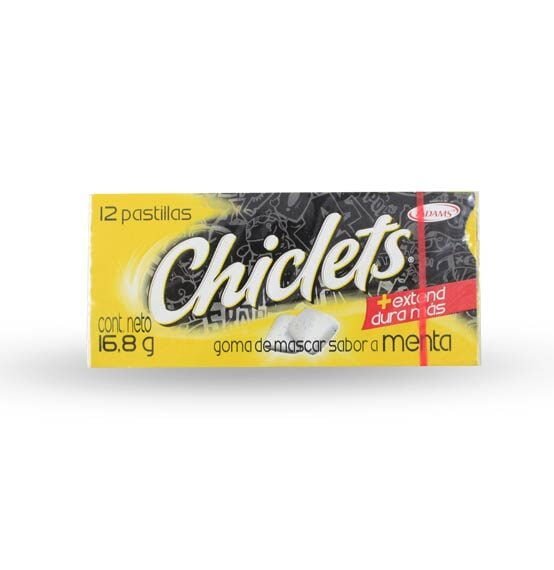 Chiclets Adams Menta Grande