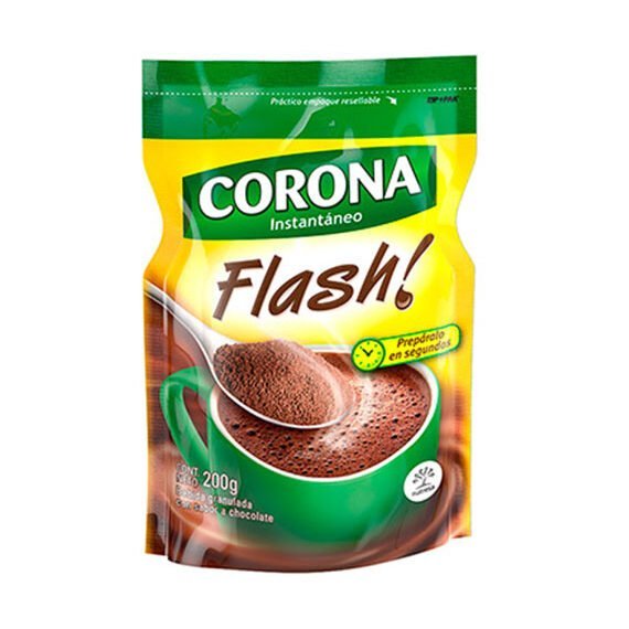 Chocolate Corona Inst.*200Grs Clasico