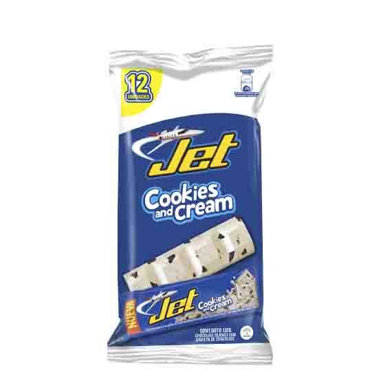 Chocolatina Jet Cookies And Cream *12 Und