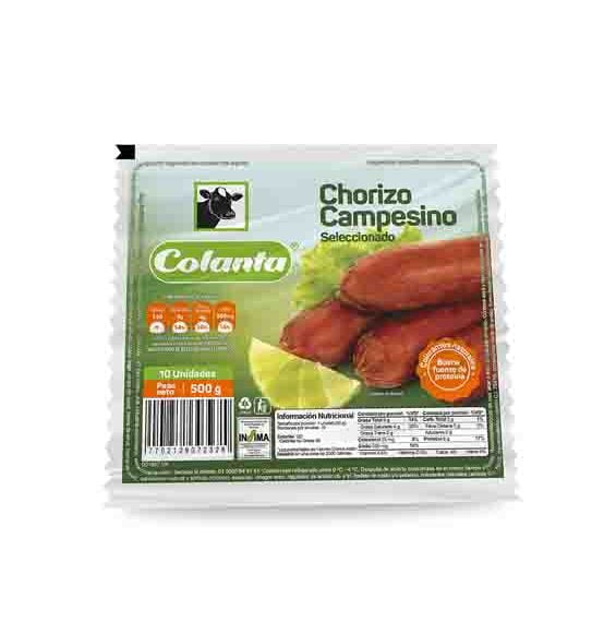 Chorizo Campesino Colanta *450 Grms
