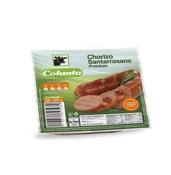 Chorizo Santarrosano Colanta *500 Grms
