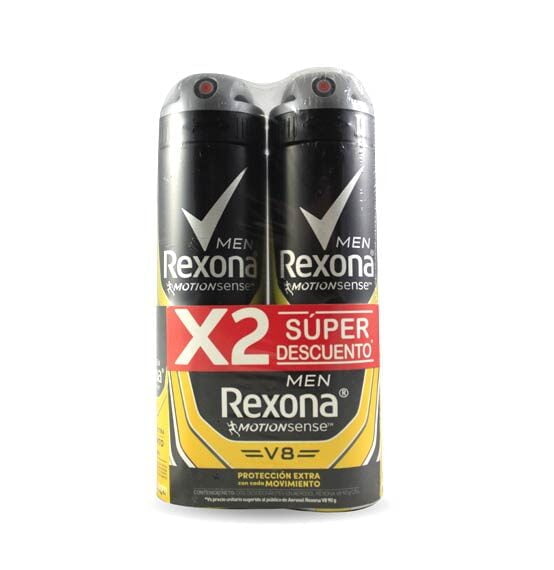 Desodorante Rexona Aer.V8*175Ml *2 P/