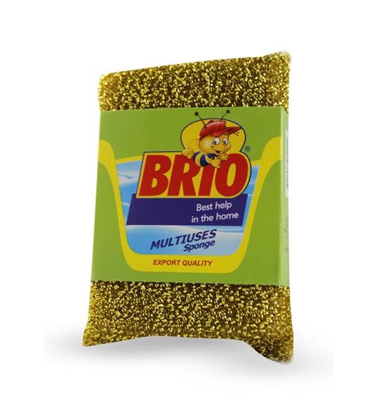 Esponja Brio Oro Plata*1 Und