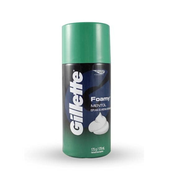 Espuma Gillete Foamy*175 Grs Mentol