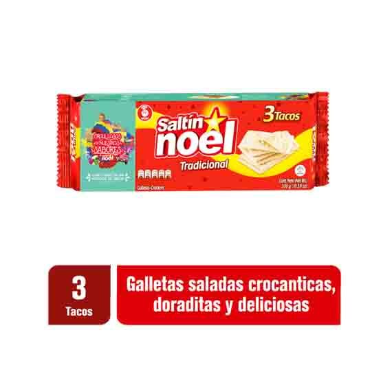 Galleta Saltin Noel 3 Tacos Super Gal