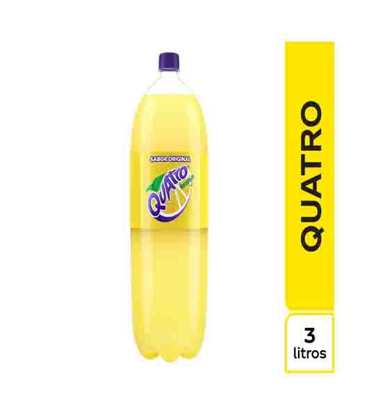Gaseosa Quatro Toronja*3 Lts