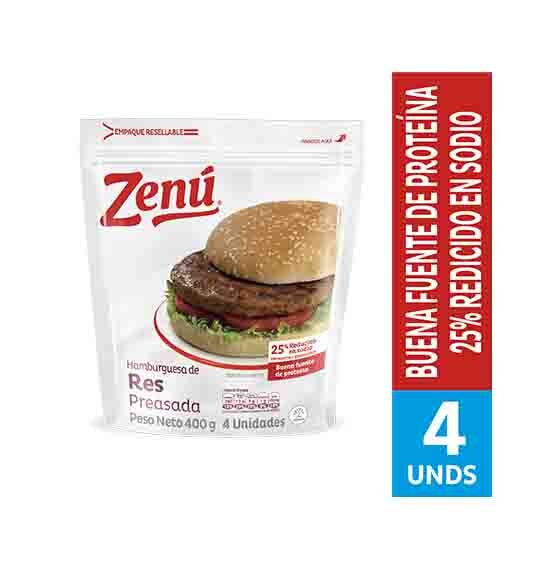 Hamburguesa Zenu *400 Grs