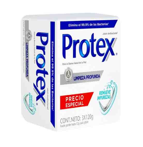 Jabon Protex Limpieza Profunda *3