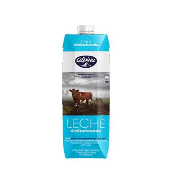 Leche Alpina Deslactosada*1Lt Caja