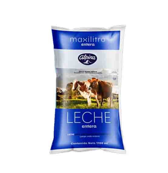 Leche Alpina Entera*1100Ml Bolsa