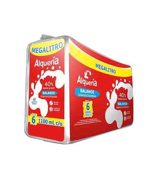 Leche Alqueria Semidecrem*1100Ml Bols