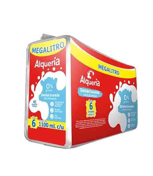 Leche Alqueria Deslactosada descremada  0 % Grasa