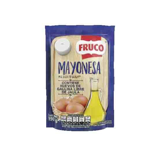 Mayonesa Fruco*190Gr Doypack
