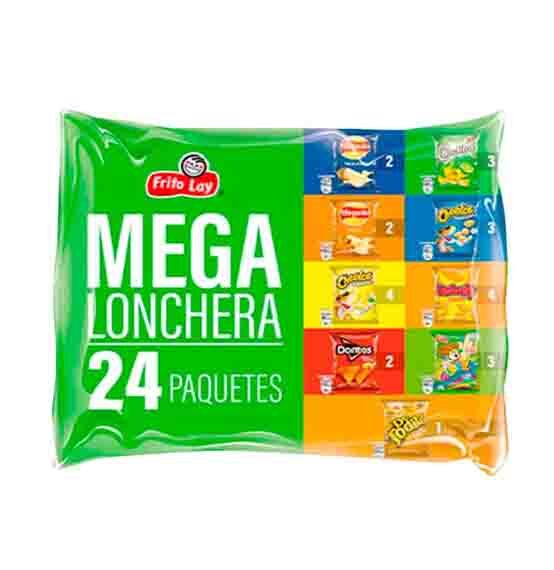 Papitas Fritolay Mega Lonchera *24